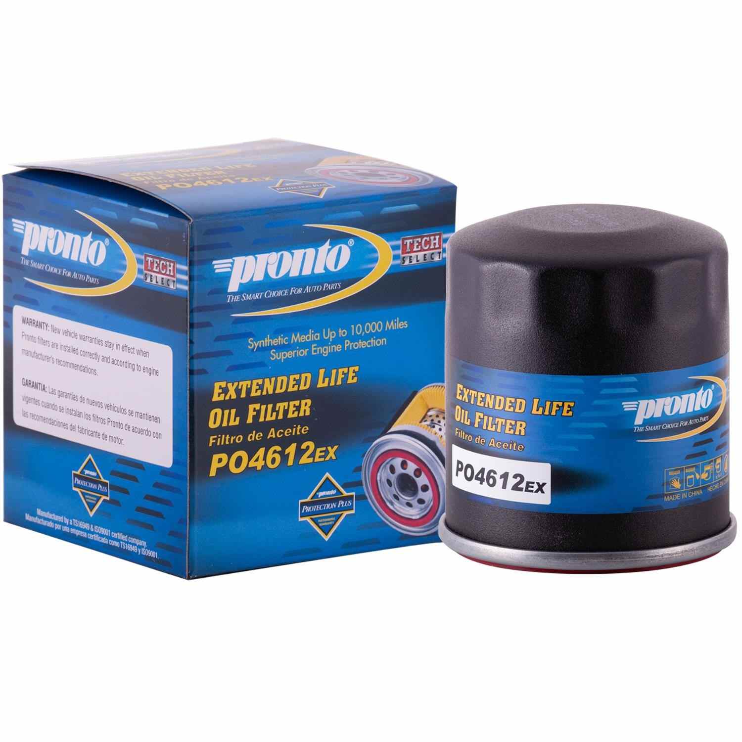 Package View of Engine Oil Filter PRONTO PO4612EX