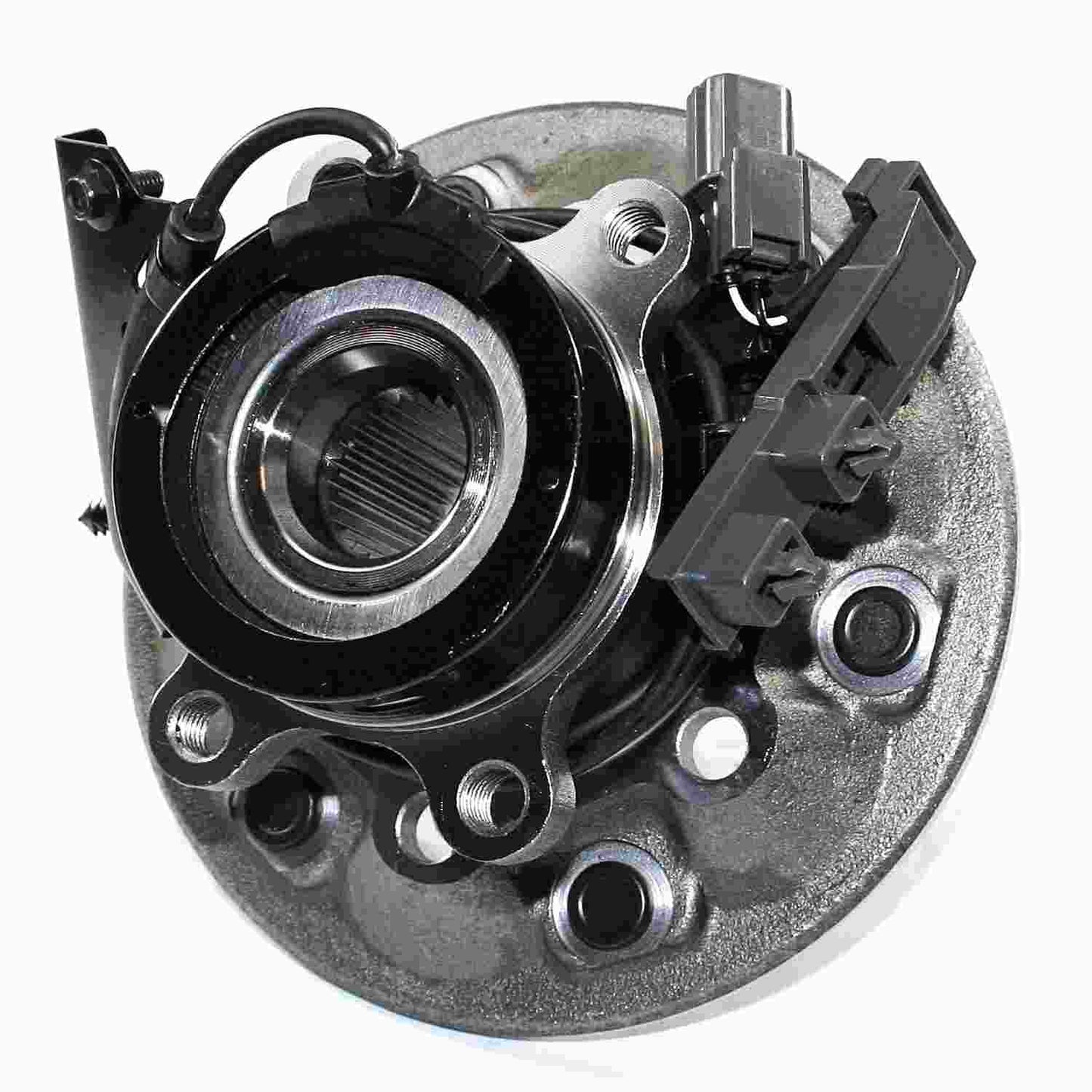 Angle View of Front Left Wheel Bearing and Hub Assembly PRONTO 295-15110