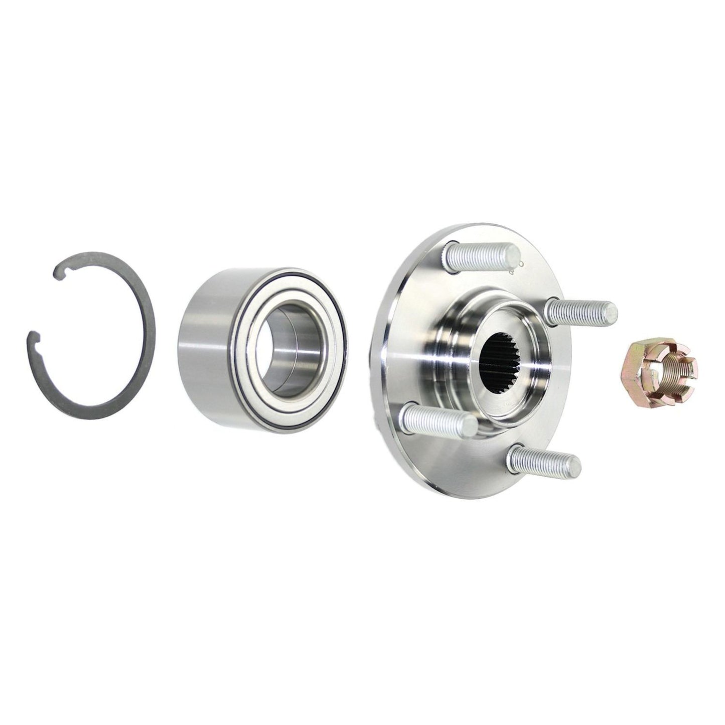 Front View of Front Wheel Hub Repair Kit PRONTO 295-96014