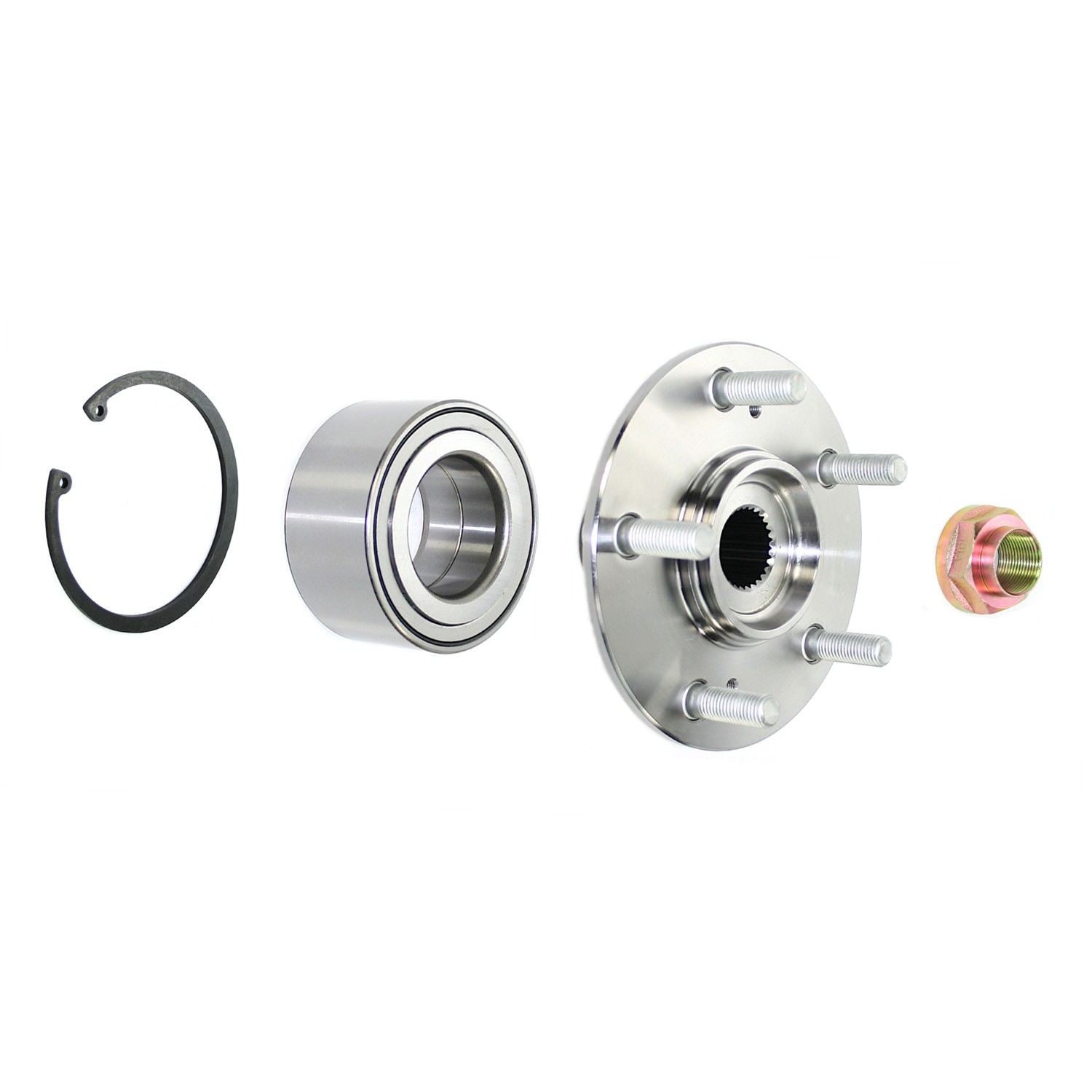 Front View of Front Wheel Hub Repair Kit PRONTO 295-96045