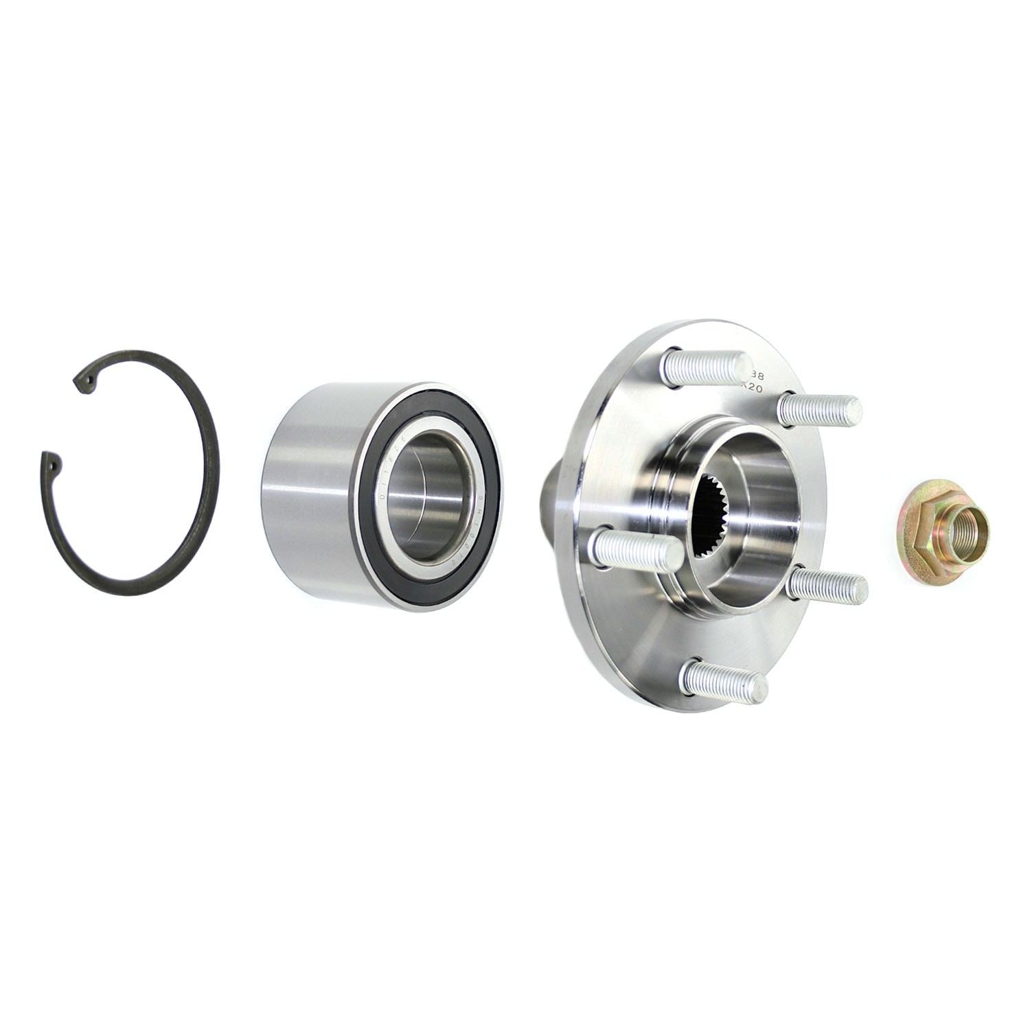 Front View of Front Wheel Hub Repair Kit PRONTO 295-96079