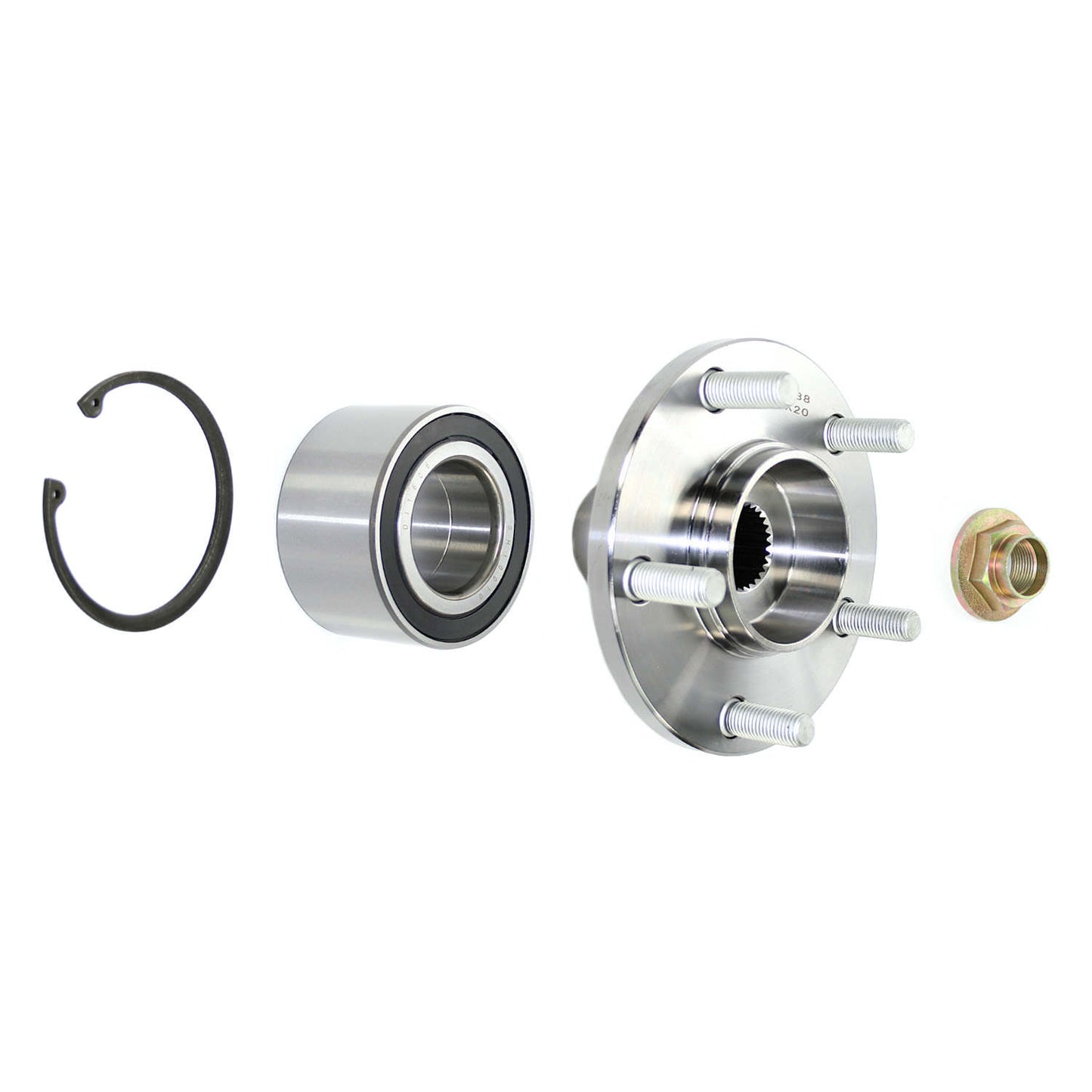 Side View of Front Wheel Hub Repair Kit PRONTO 295-96079