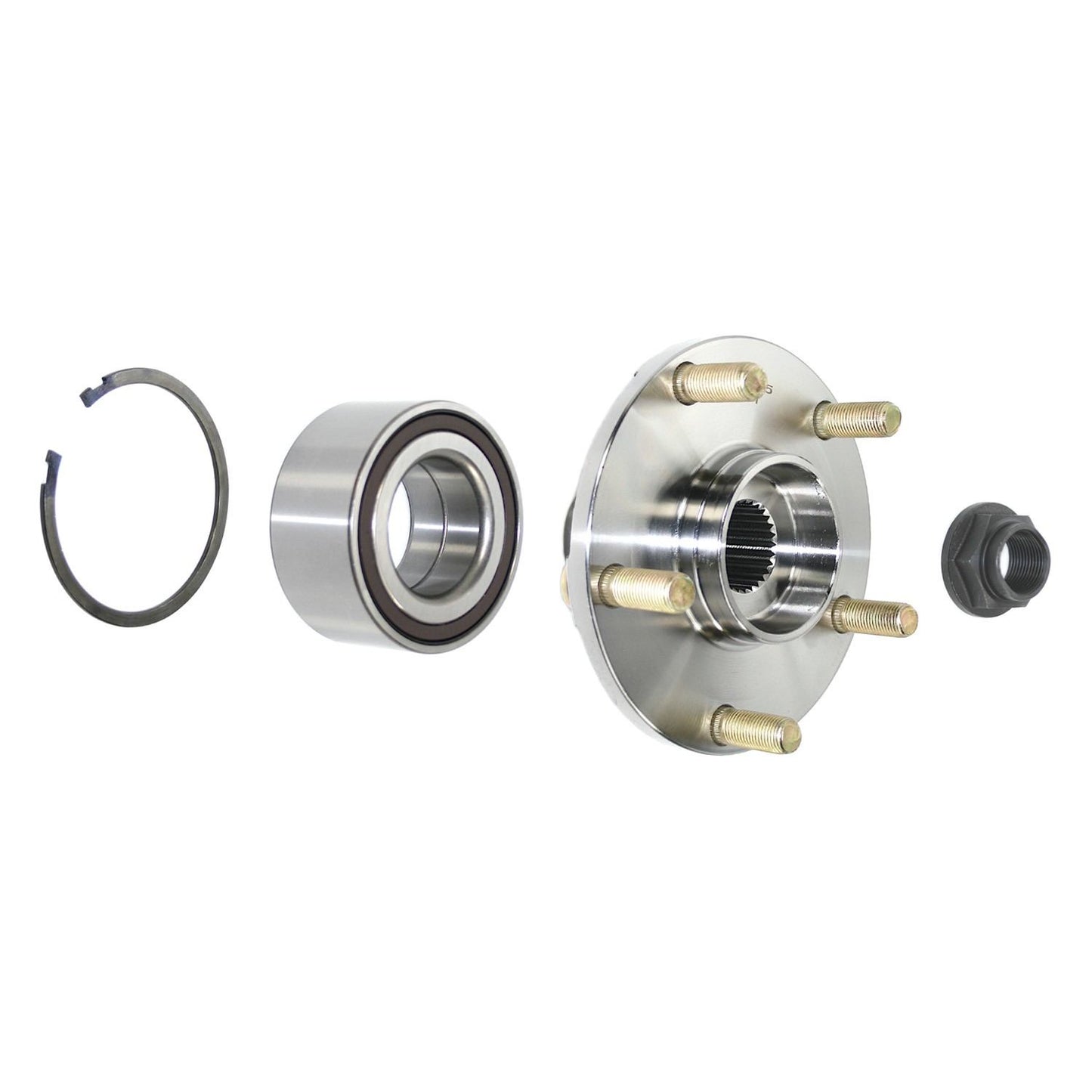 Front View of Front Wheel Hub Repair Kit PRONTO 295-96108