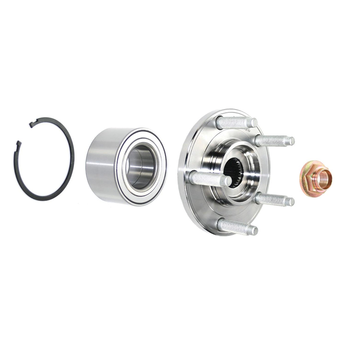 Front View of Front Wheel Hub Repair Kit PRONTO 295-96109