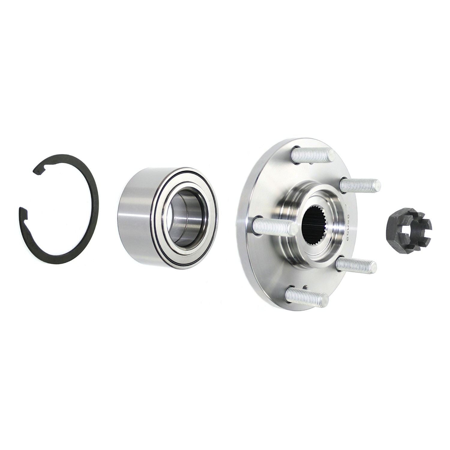 Front View of Front Wheel Hub Repair Kit PRONTO 295-96119