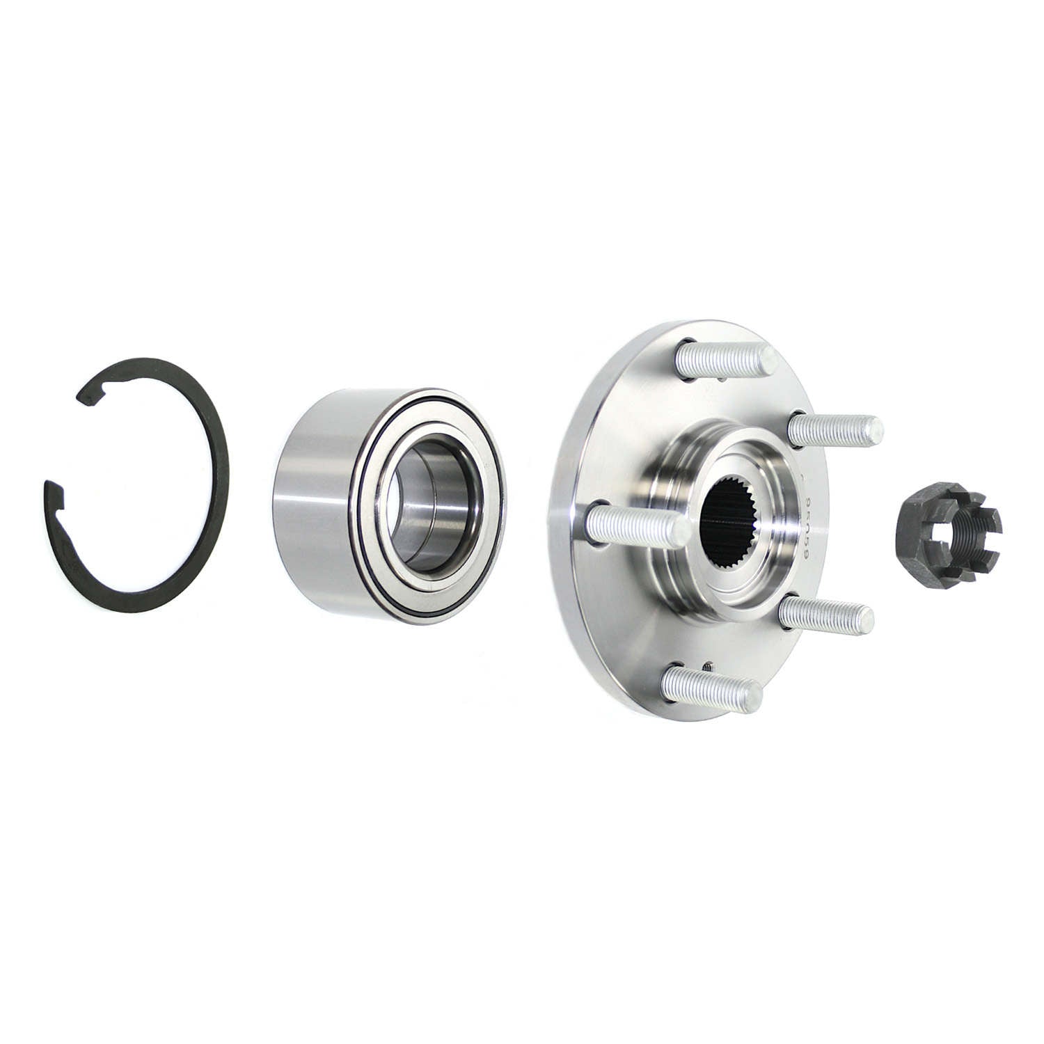 Side View of Front Wheel Hub Repair Kit PRONTO 295-96119