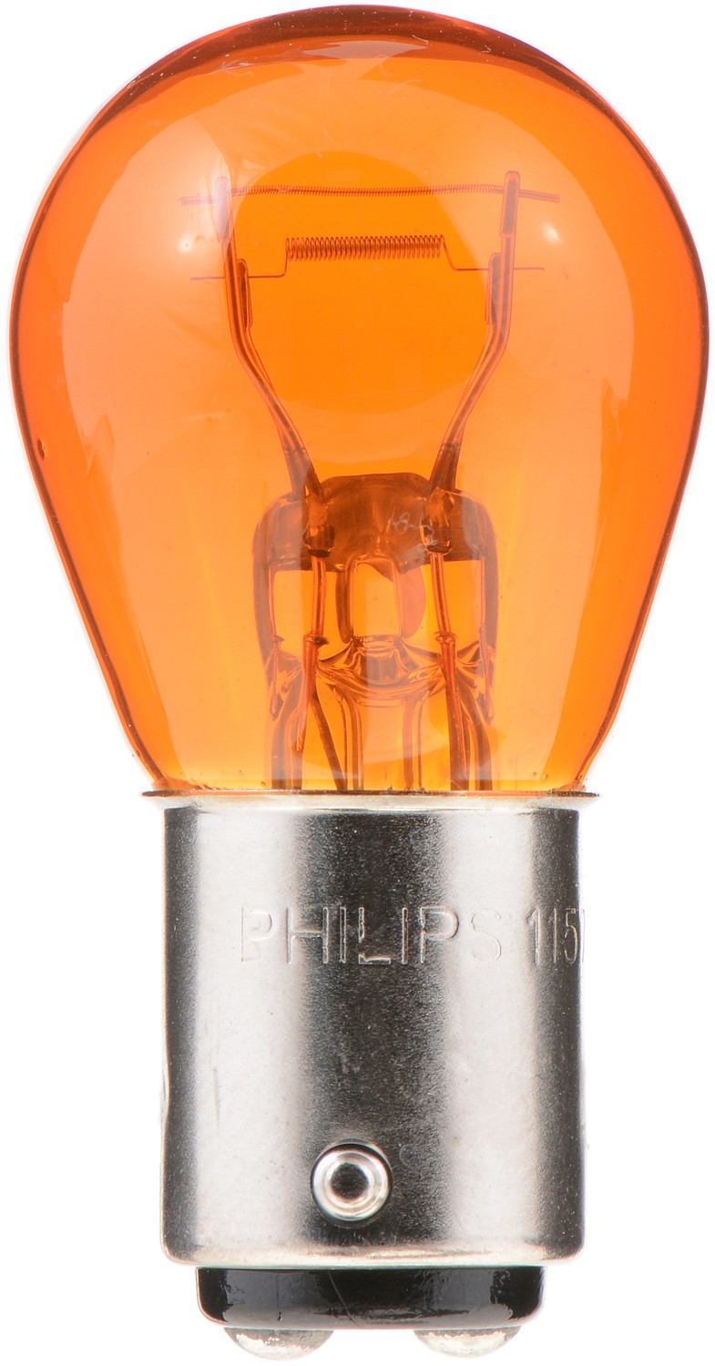 Front View of Front Side Marker Light Bulb PHILIPS 1157NALLB2