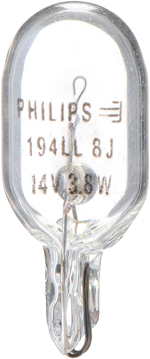 Right View of Trunk Light Bulb PHILIPS 194LLB2