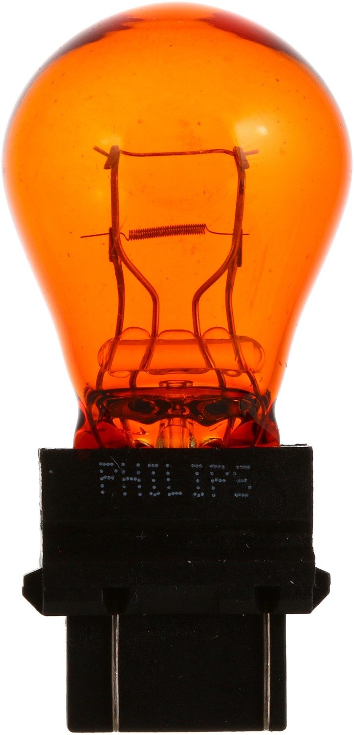 Front View of Front Turn Signal Light Bulb PHILIPS 3057NAB2