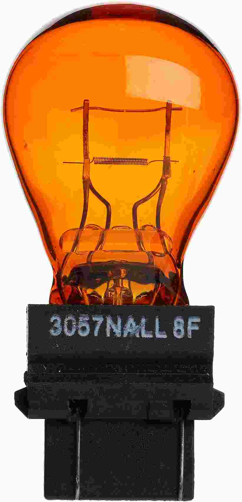 Back View of Front Turn Signal Light Bulb PHILIPS 3057NALLB2