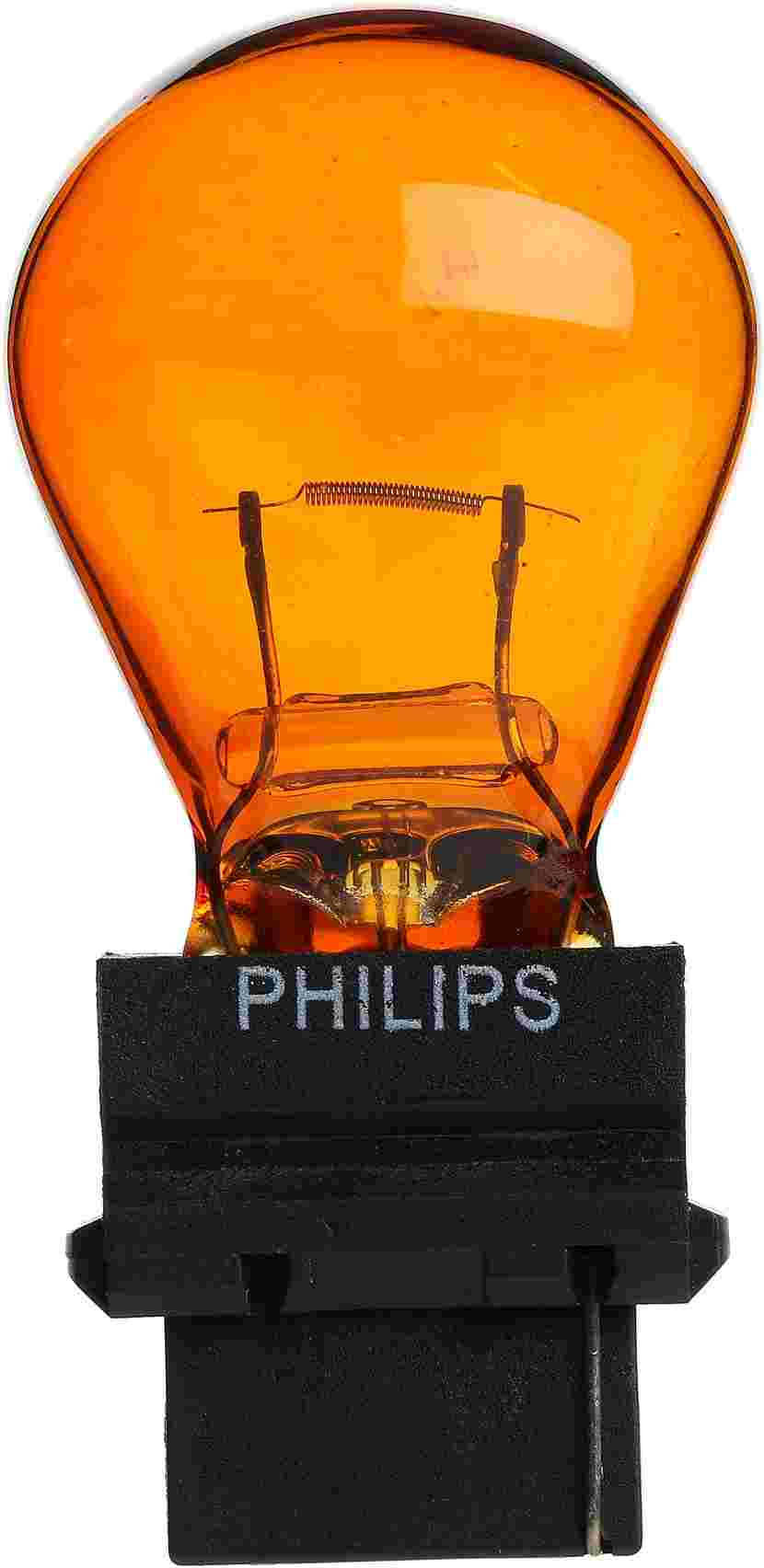 Front View of Rear Turn Signal Light Bulb PHILIPS 3156NALLB2