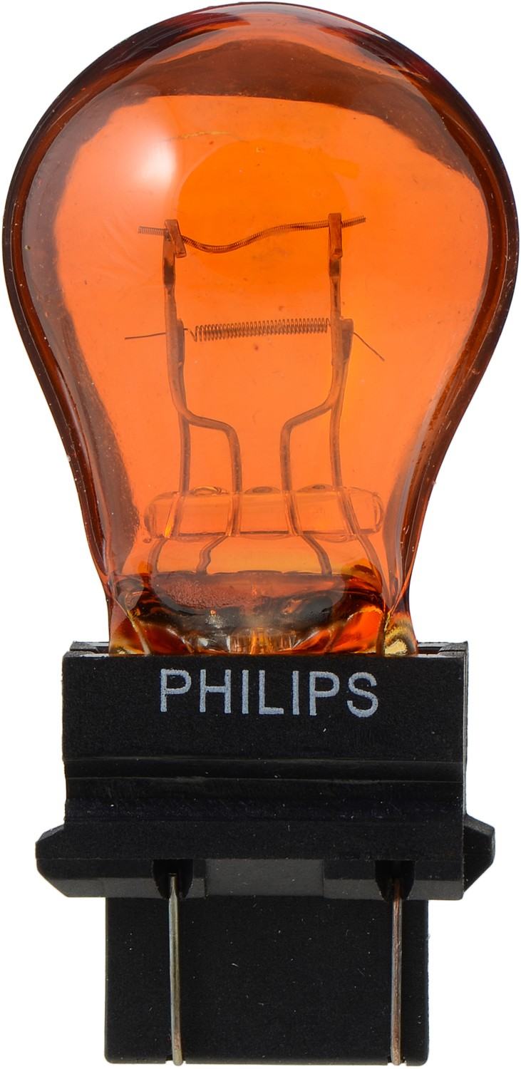 Front View of Front Turn Signal Light Bulb PHILIPS 3757NALLB2