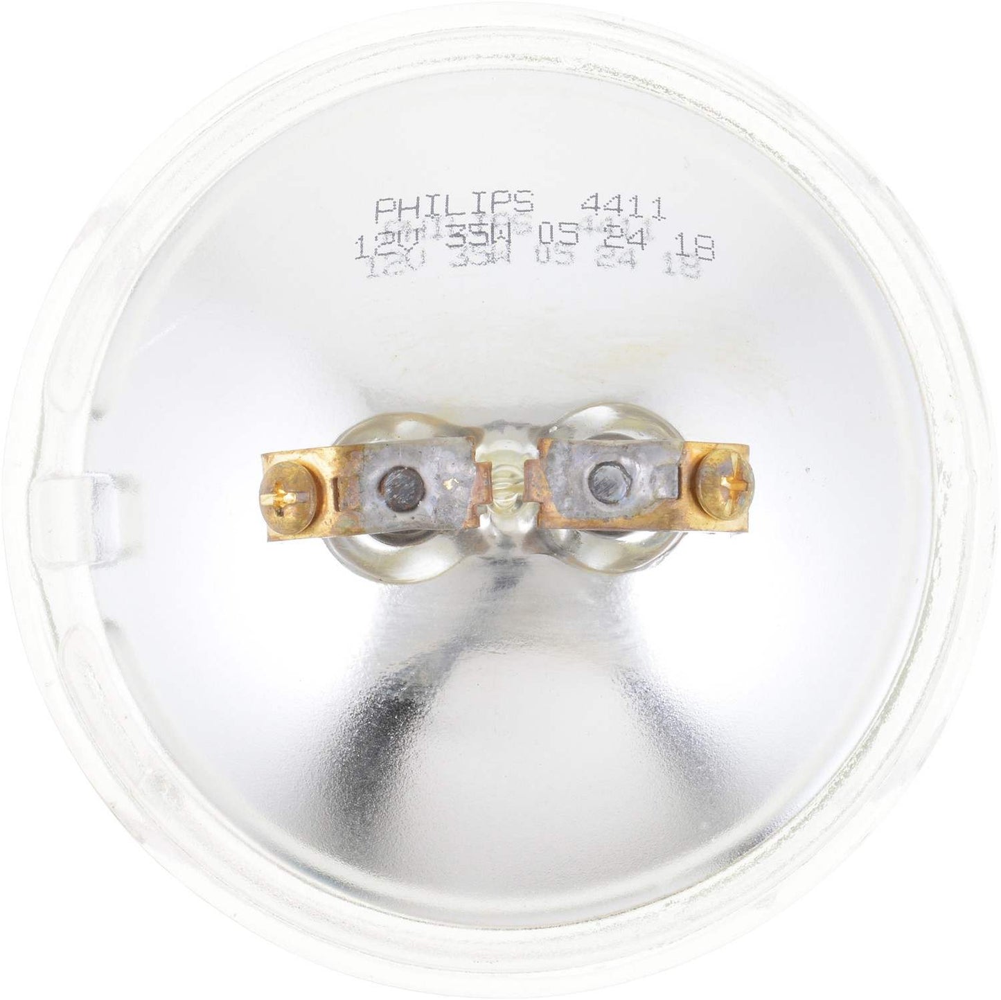 Back View of Headlight Bulb PHILIPS 4411C1