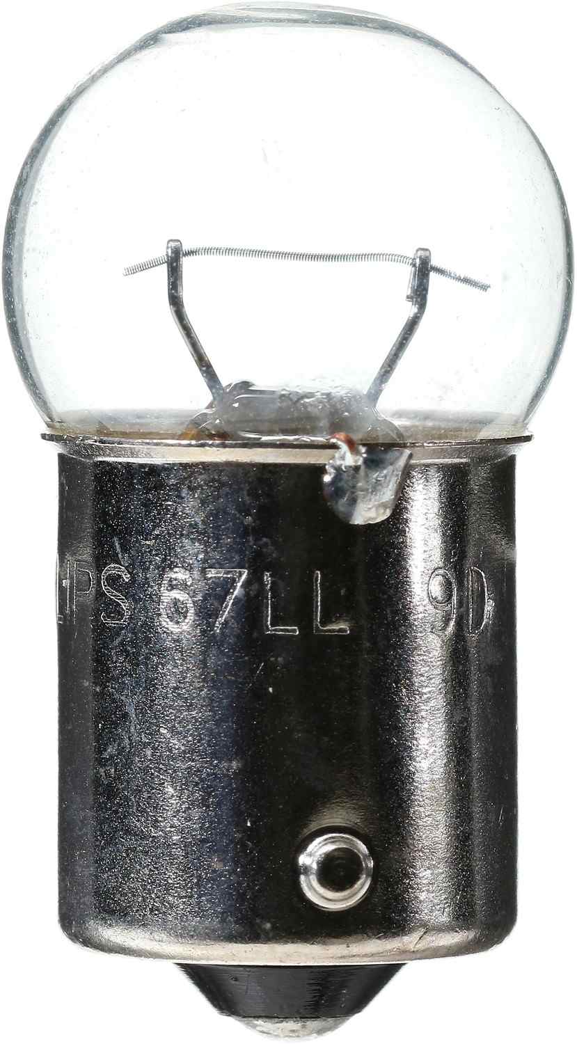 Front View of Dome Light Bulb PHILIPS 67LLB2