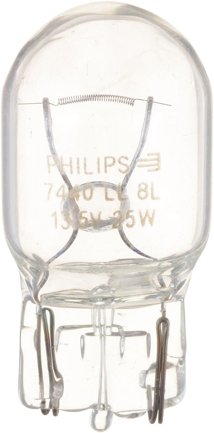 Front View of Center High Mount Stop Light Bulb PHILIPS 7440LLB2