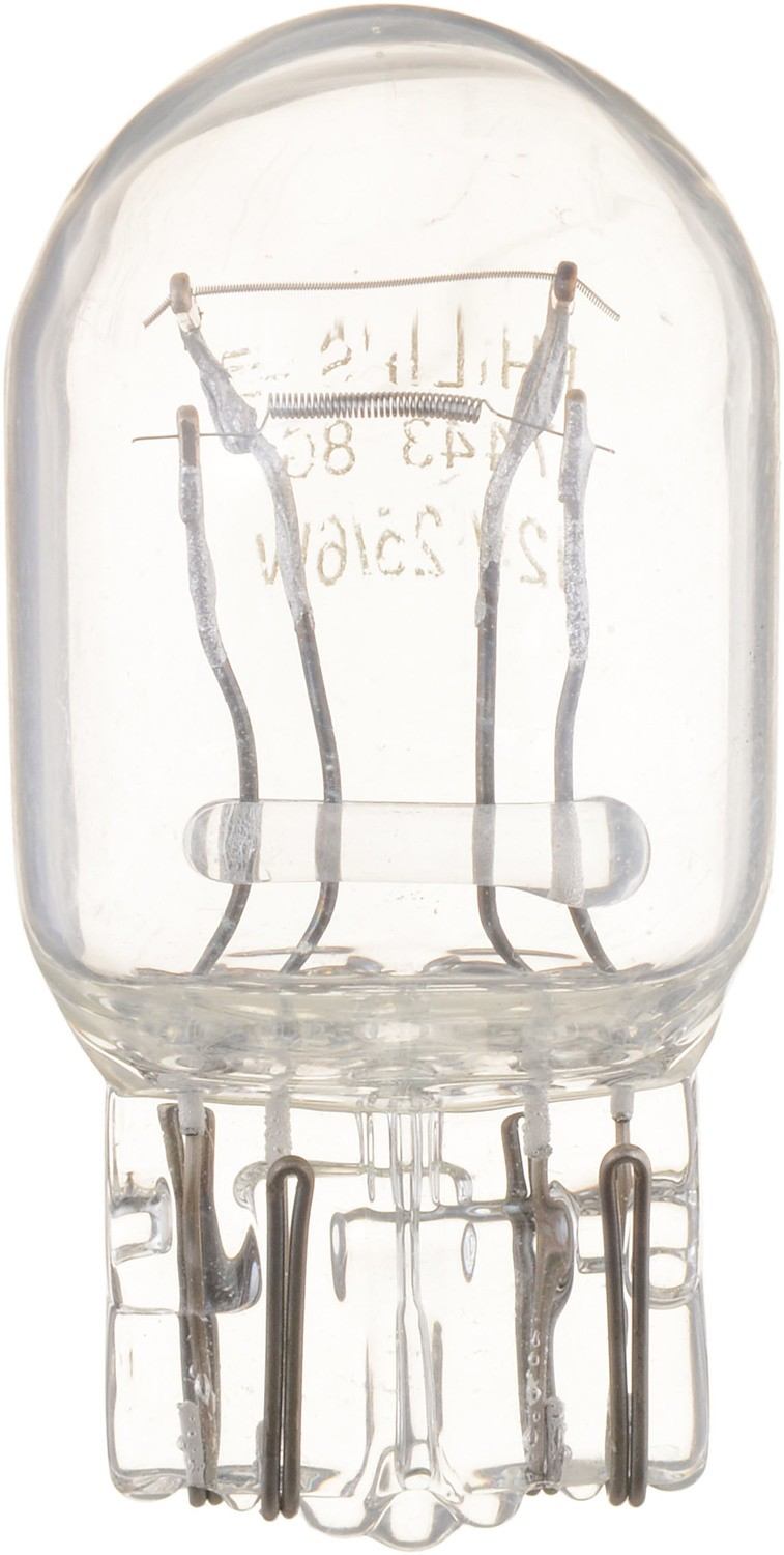 Back View of Tail Light Bulb PHILIPS 7443B2