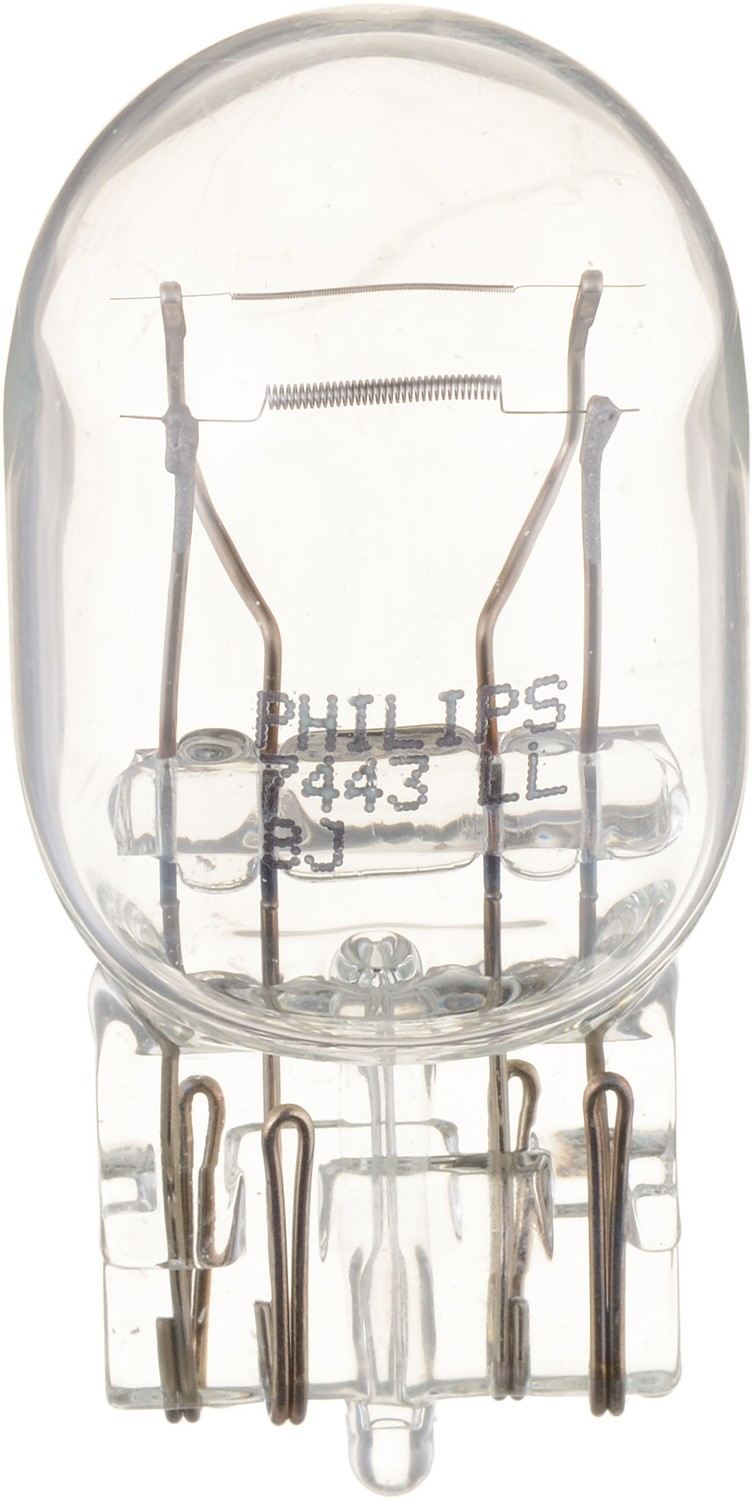 Front View of Tail Light Bulb PHILIPS 7443LLB2