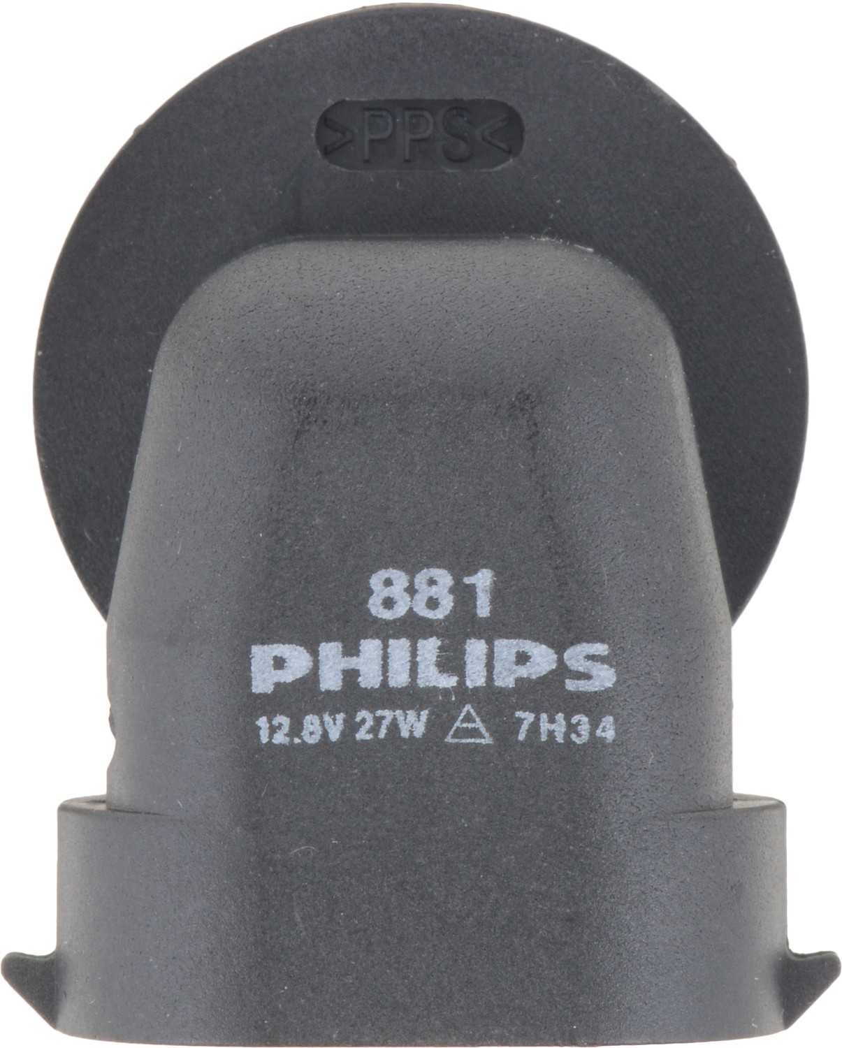 Bottom View of Fog Light Bulb PHILIPS 881B1