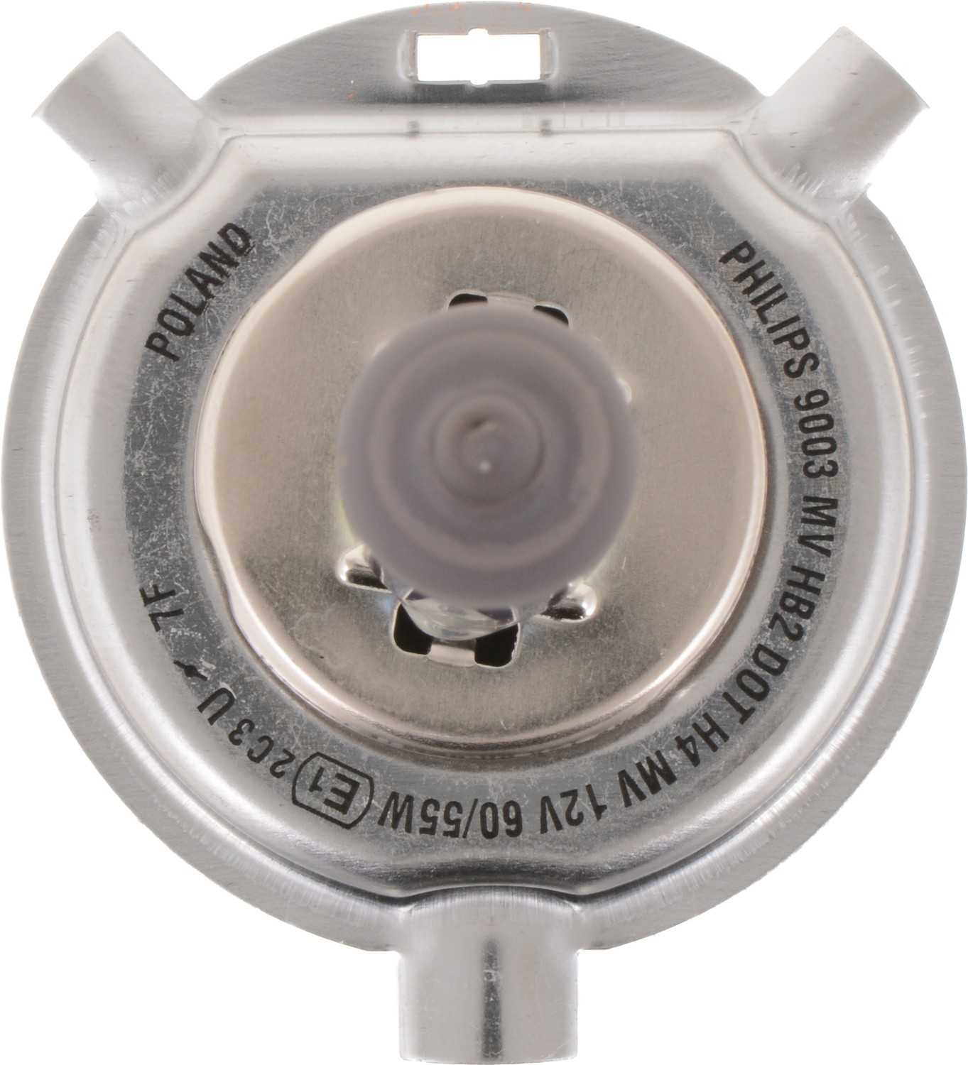 Top View of Headlight Bulb PHILIPS 9003MVB1