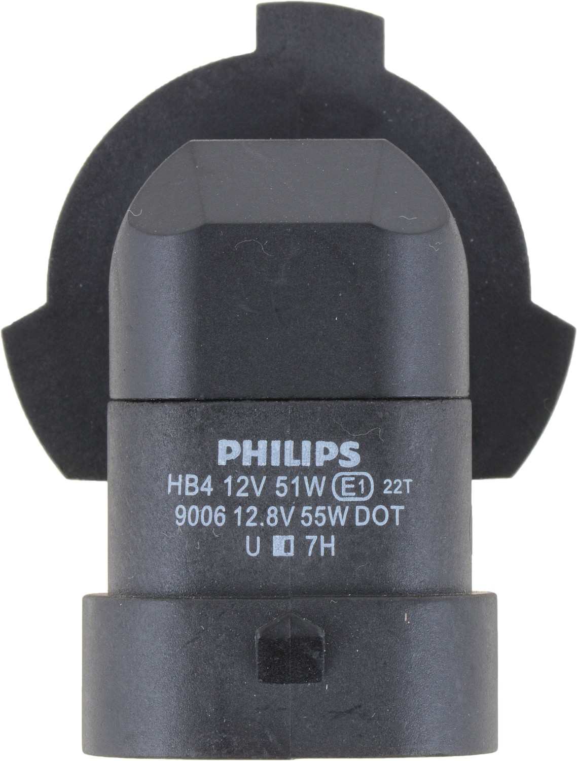 Bottom View of Headlight Bulb PHILIPS 9006B1