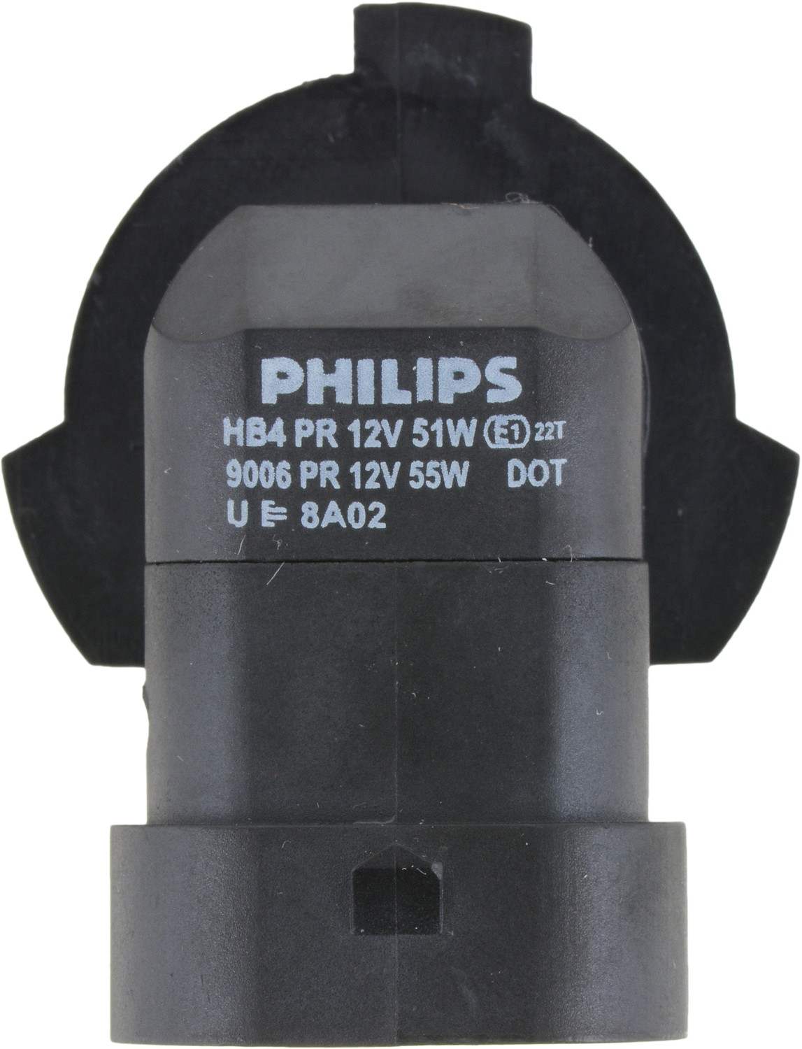 Bottom View of Headlight Bulb PHILIPS 9006PRB2