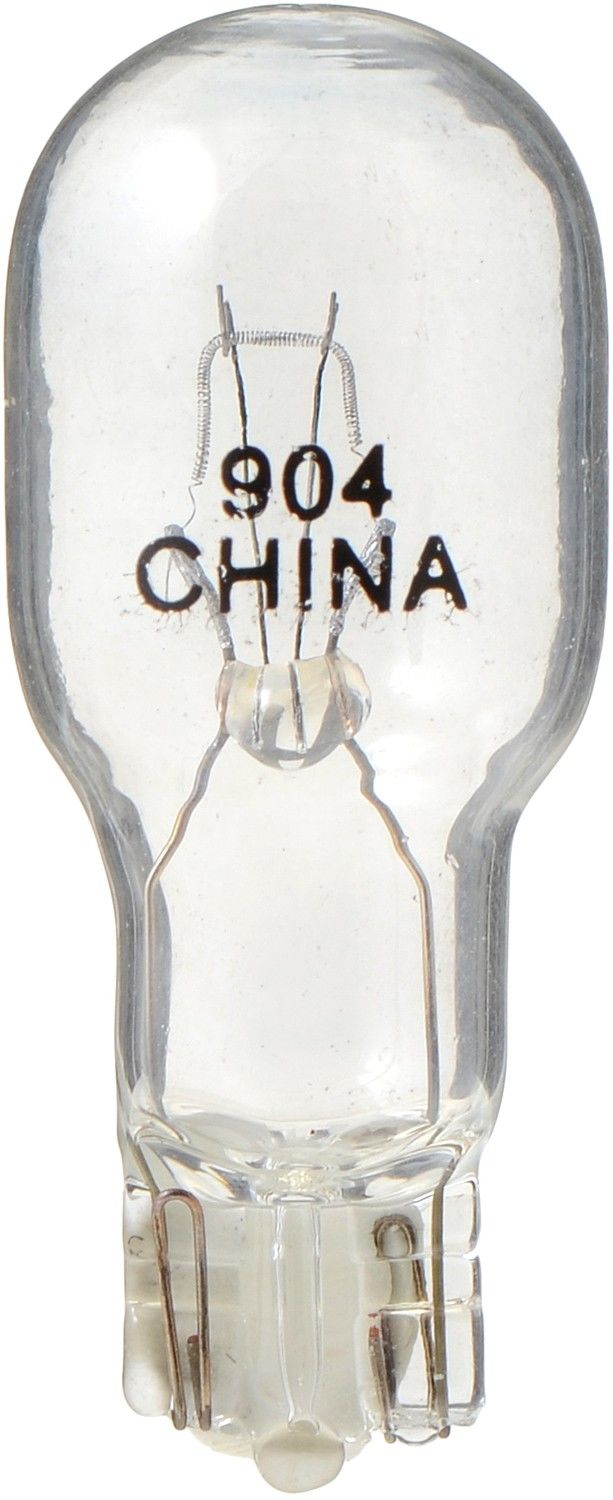 Front View of Dome Light Bulb PHILIPS 904B2