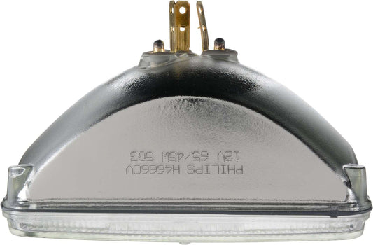 Top View of Headlight Bulb PHILIPS H4666CVC1