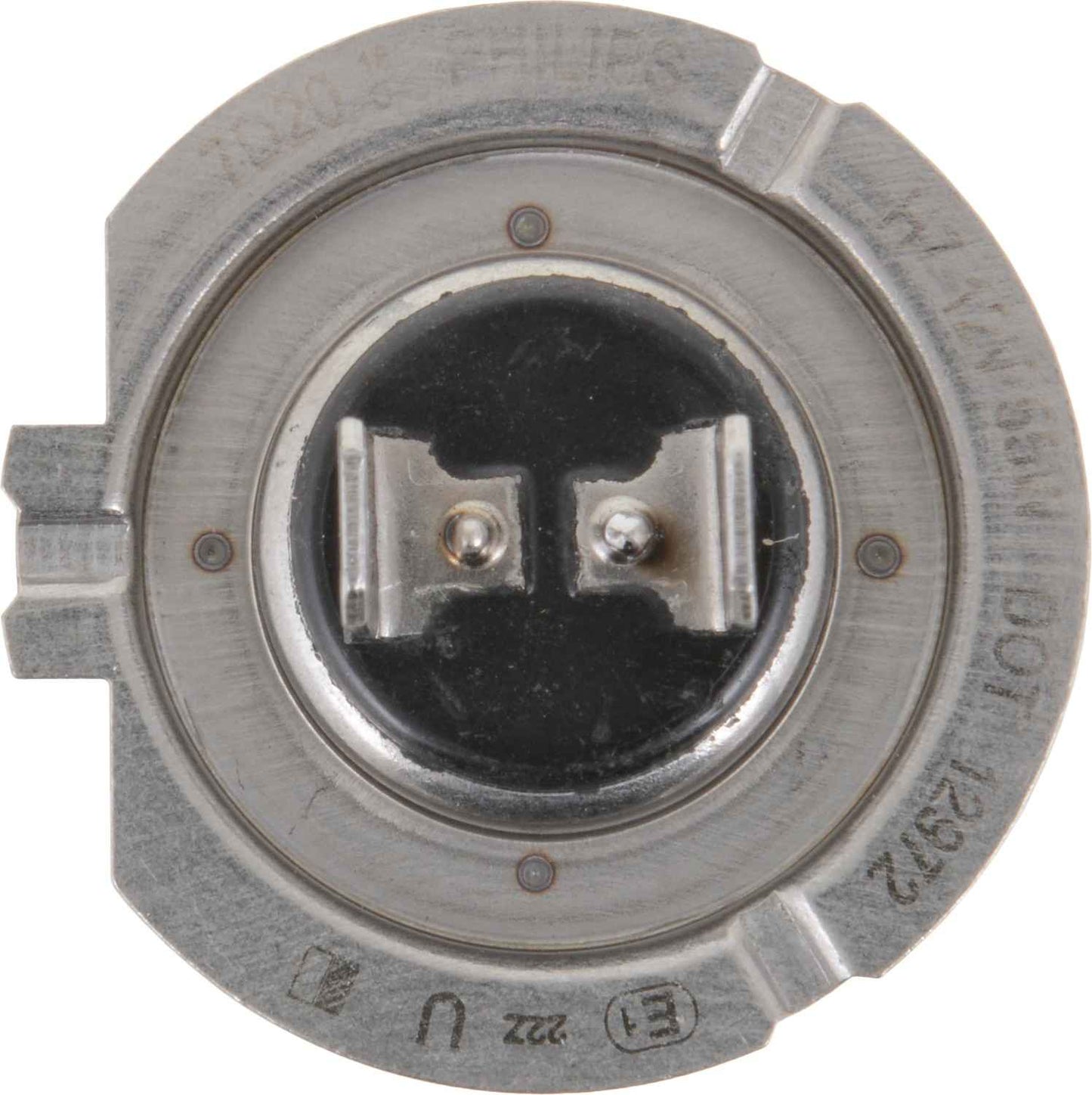 Bottom View of Front Fog Light Bulb PHILIPS H7B2