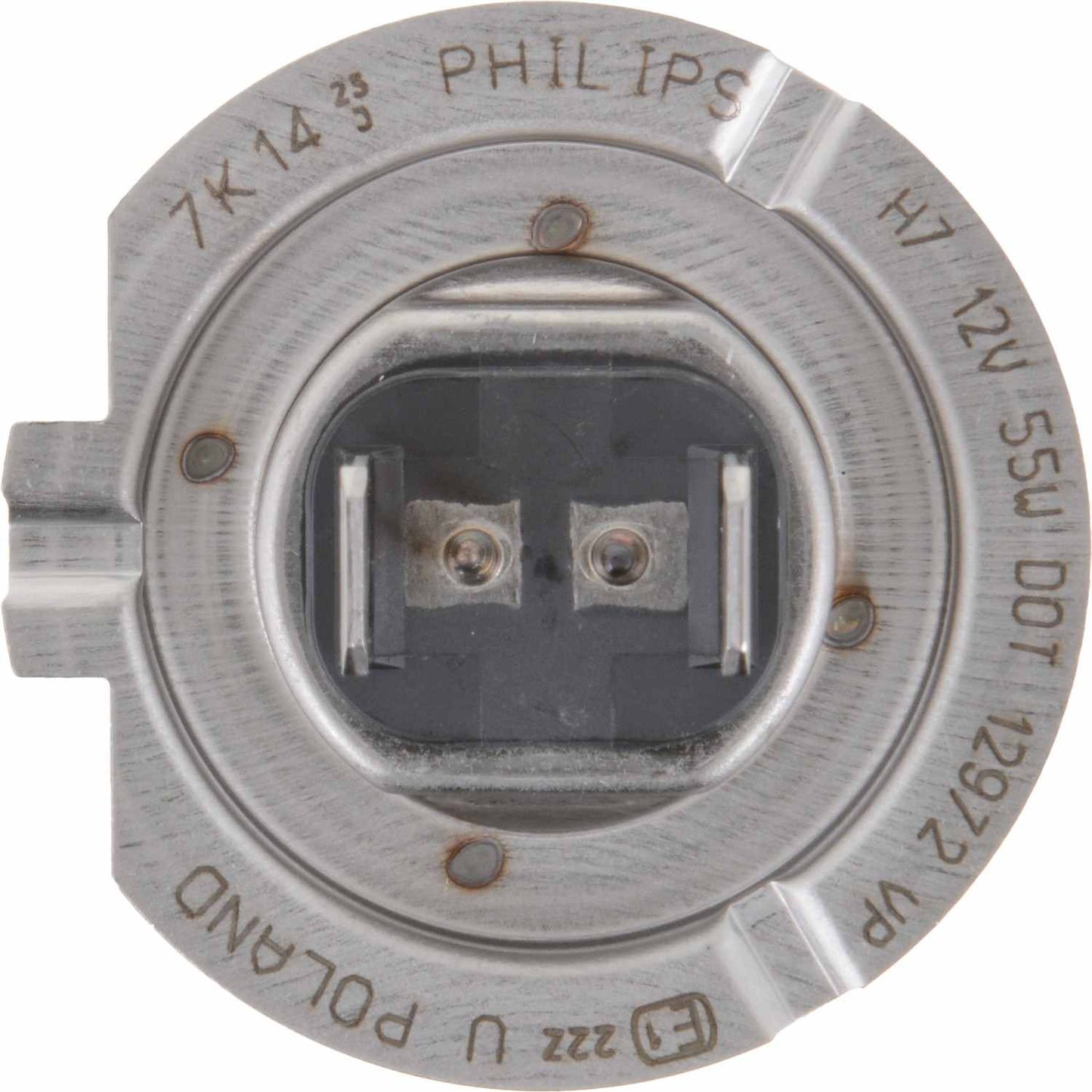 Bottom View of Front Fog Light Bulb PHILIPS H7VPB1