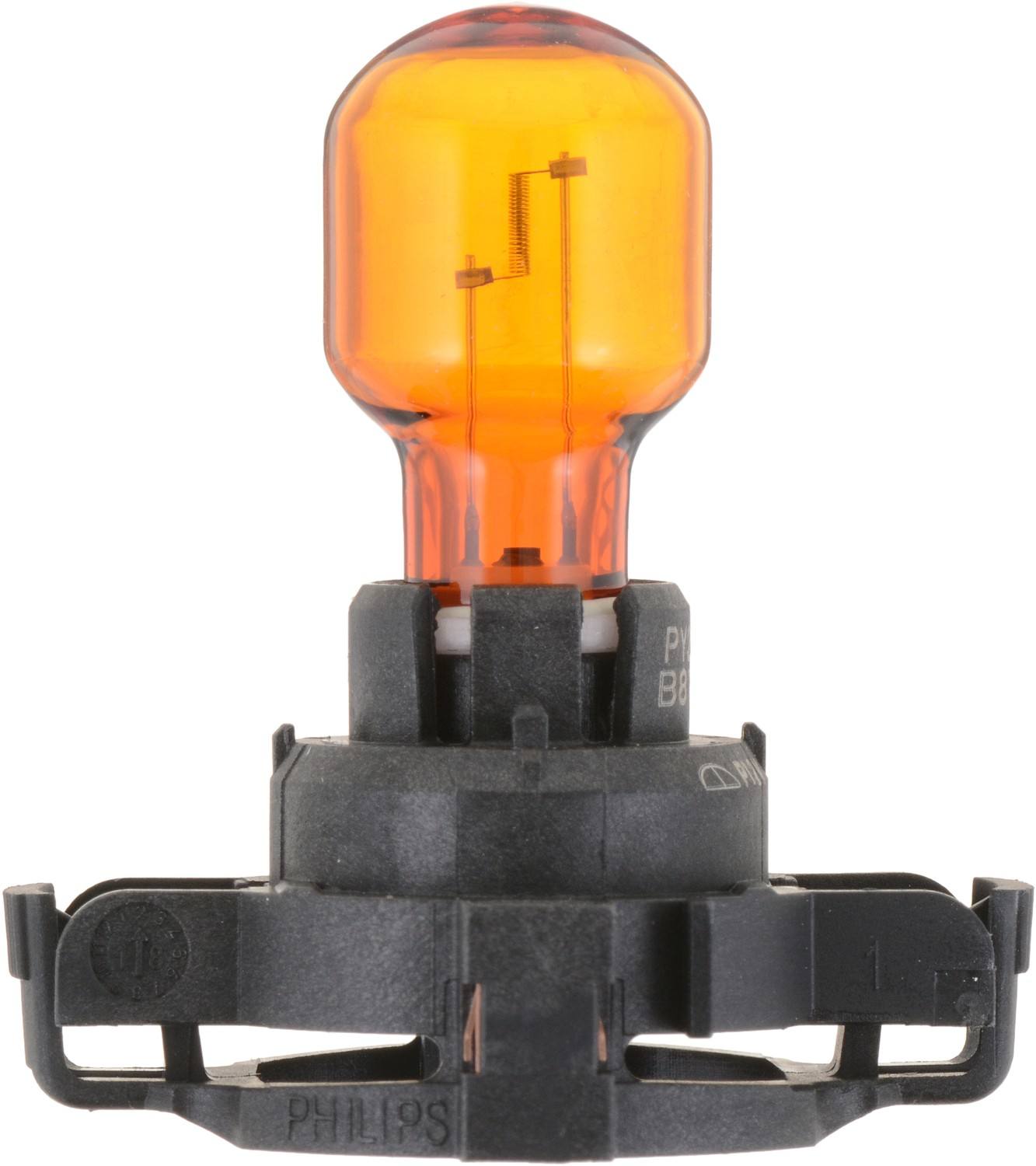 Front View of Front Turn Signal Light Bulb PHILIPS PY24WNAC1