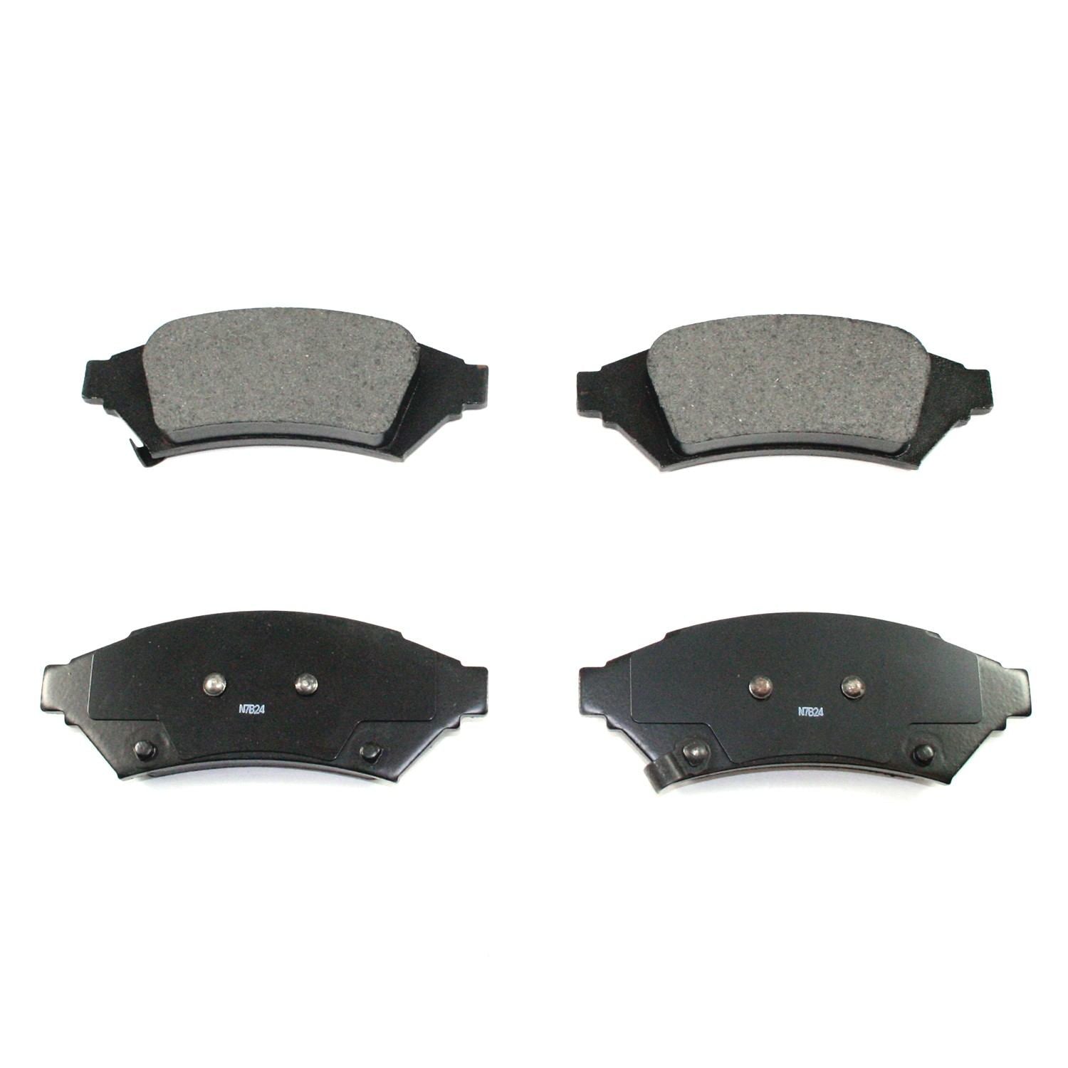 Front View of Front Disc Brake Pad Set PRONTO BP1000C