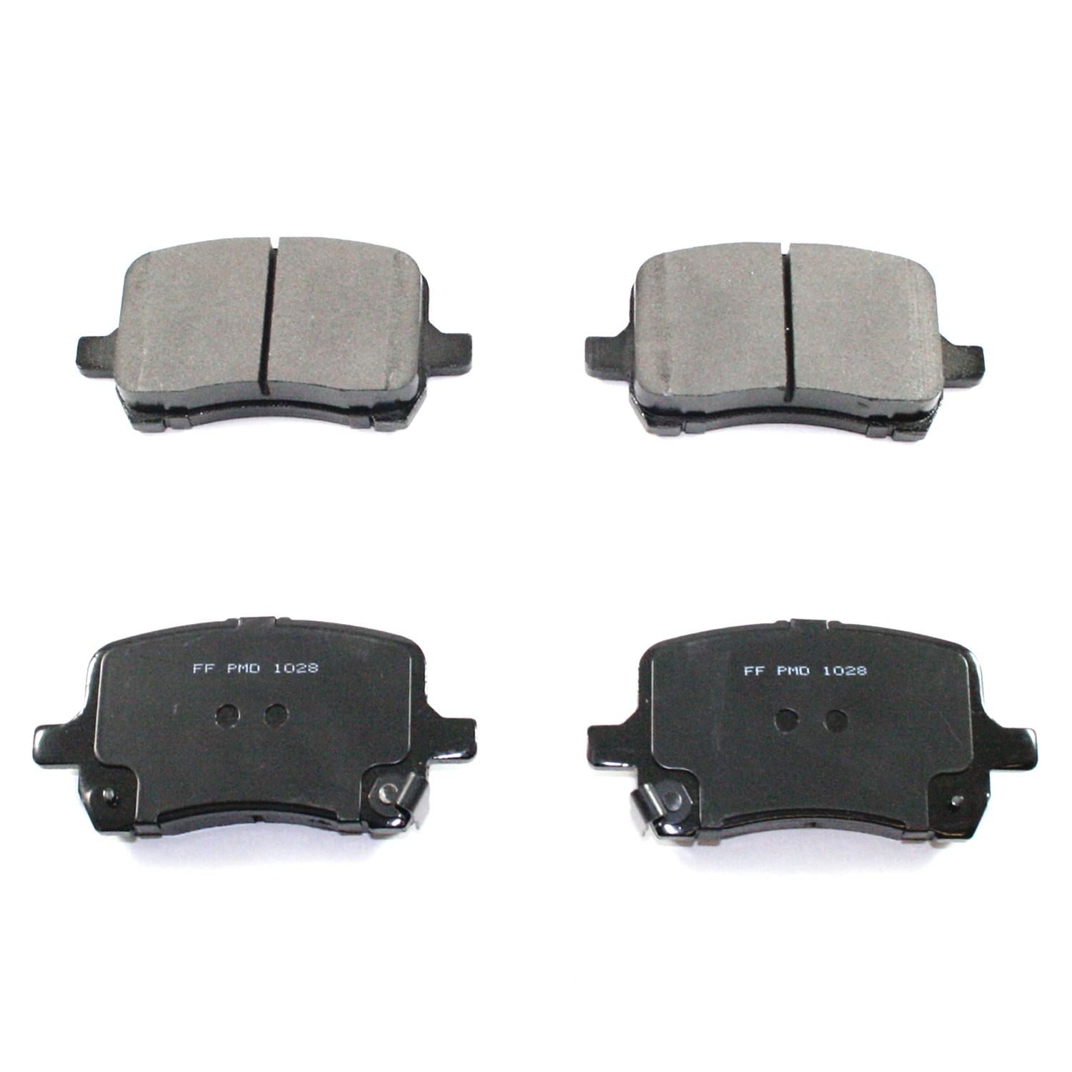 Front View of Front Disc Brake Pad Set PRONTO BP1028C