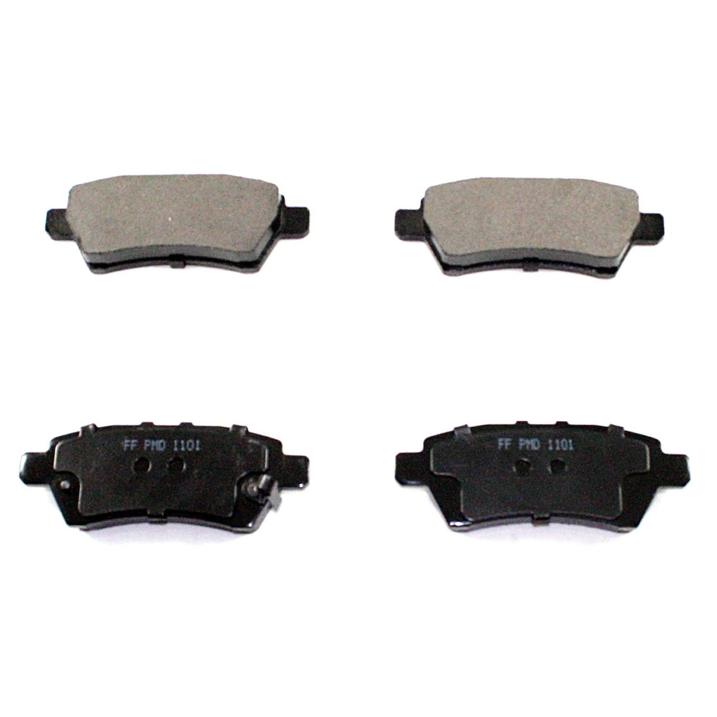 Front View of Rear Disc Brake Pad Set PRONTO BP1101C