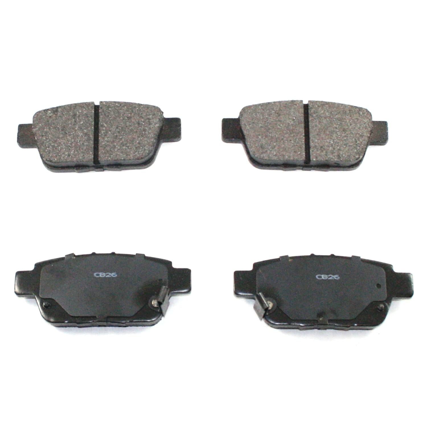 Front View of Rear Disc Brake Pad Set PRONTO BP1103C