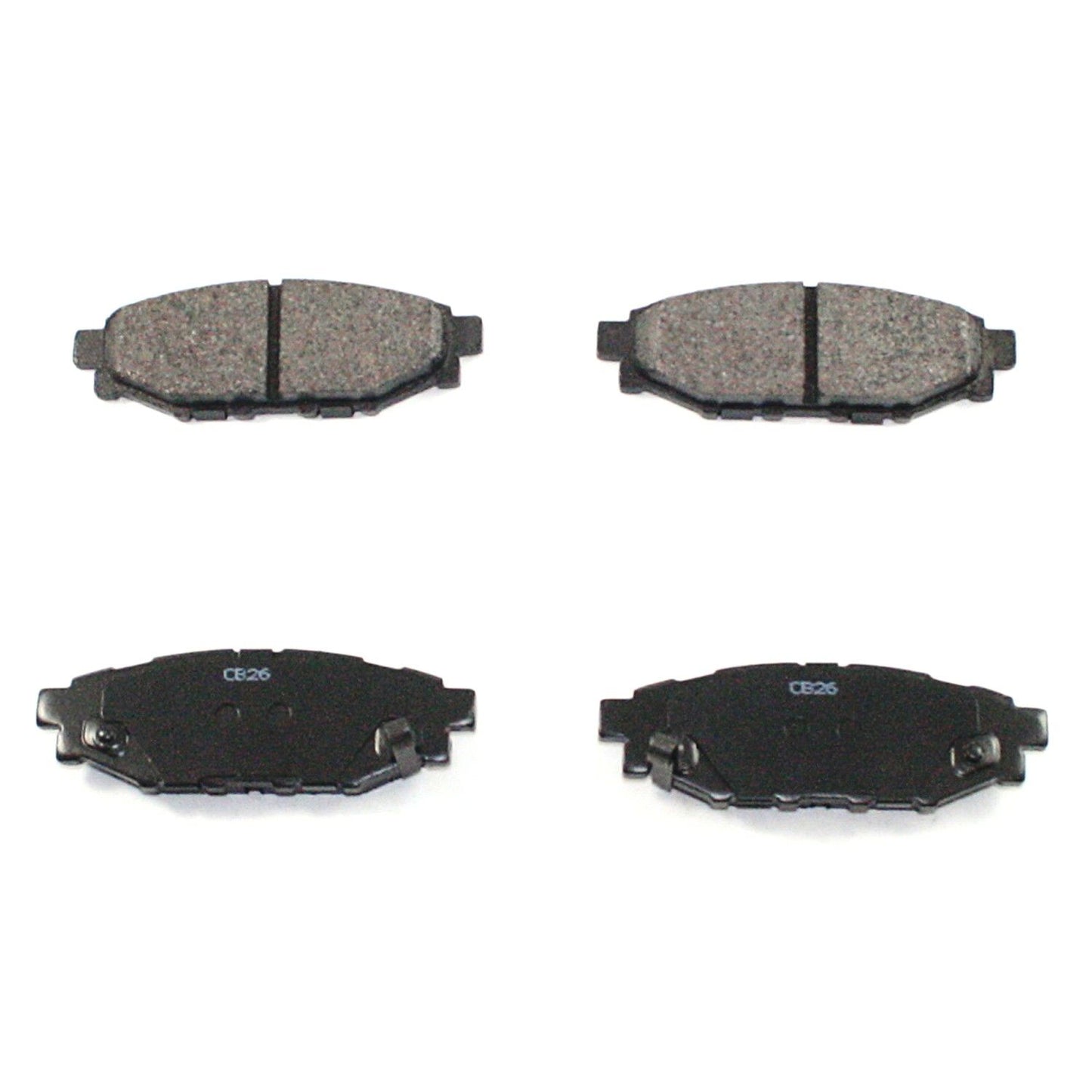 Front View of Rear Disc Brake Pad Set PRONTO BP1114MS