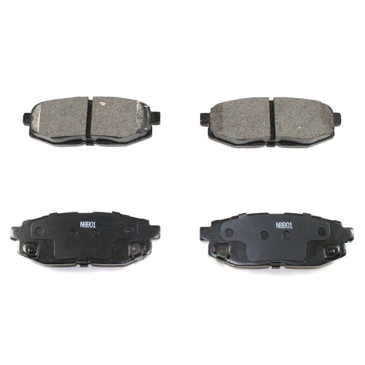 Front View of Rear Disc Brake Pad Set PRONTO BP1124C