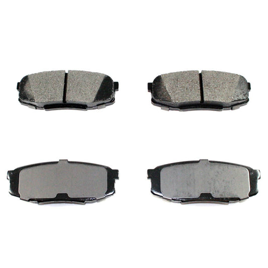 Front View of Rear Disc Brake Pad Set PRONTO BP1304MS