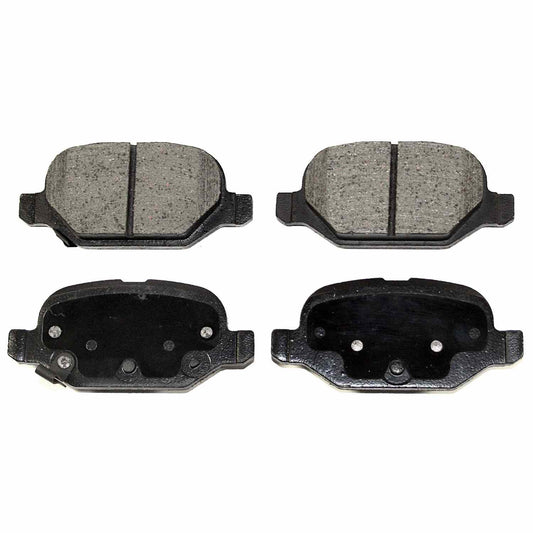 Front View of Rear Disc Brake Pad Set PRONTO BP1569C