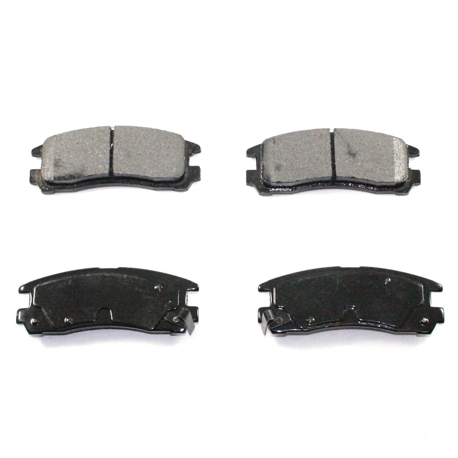 Front View of Rear Disc Brake Pad Set PRONTO BP383C