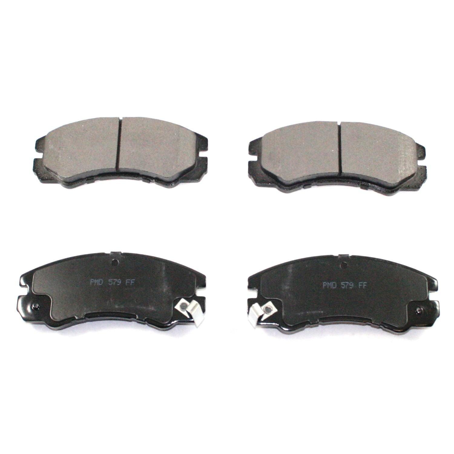 Front View of Front Disc Brake Pad Set PRONTO BP579MS