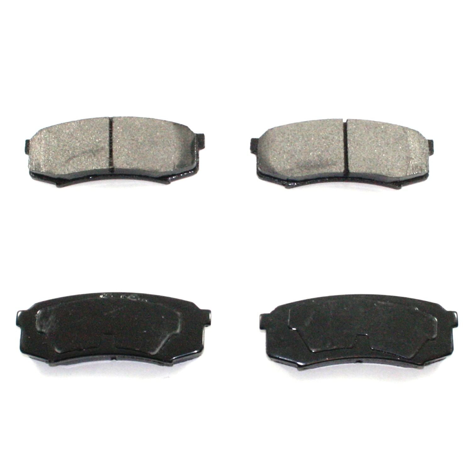 Front View of Rear Disc Brake Pad Set PRONTO BP606C