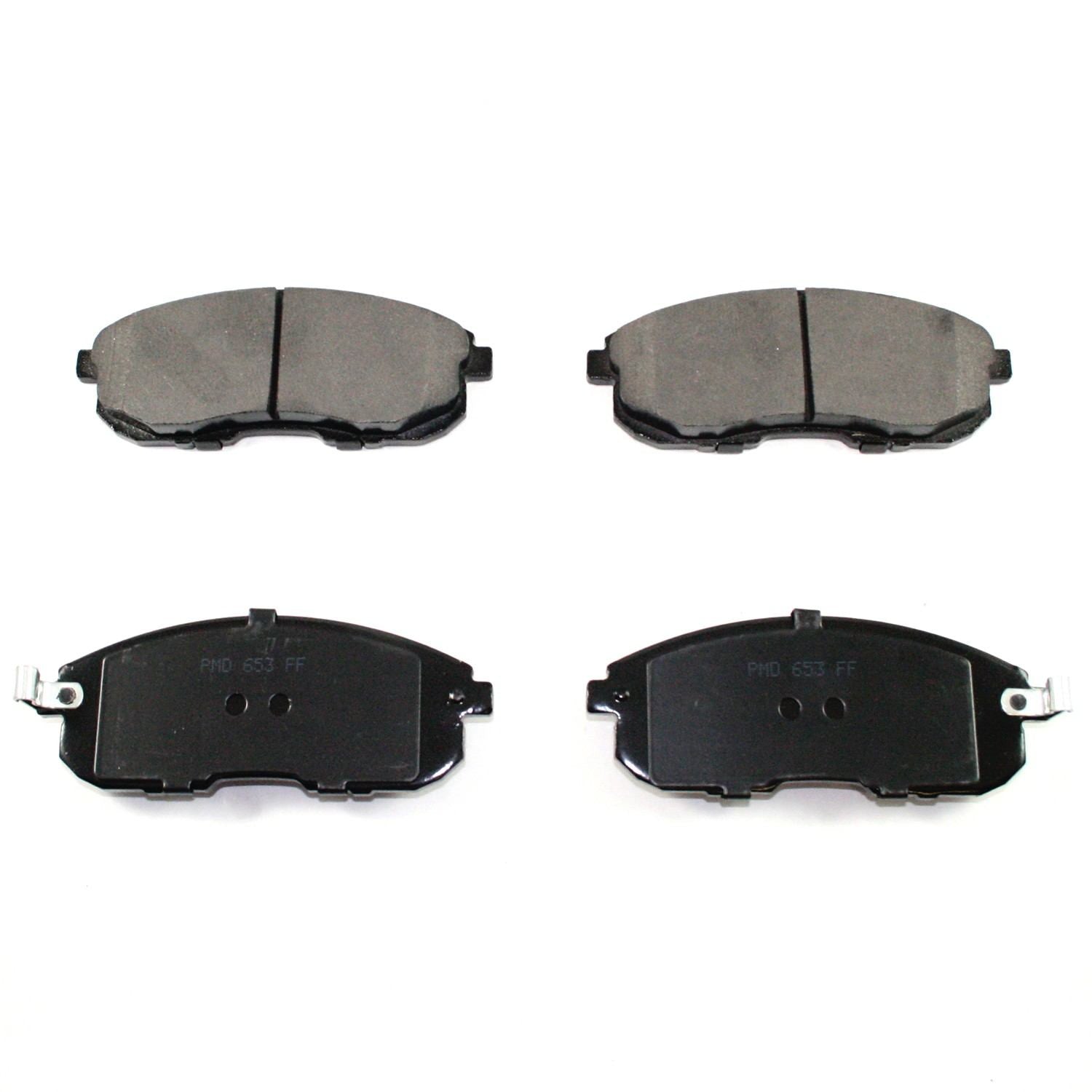 Front View of Front Disc Brake Pad Set PRONTO BP653MS