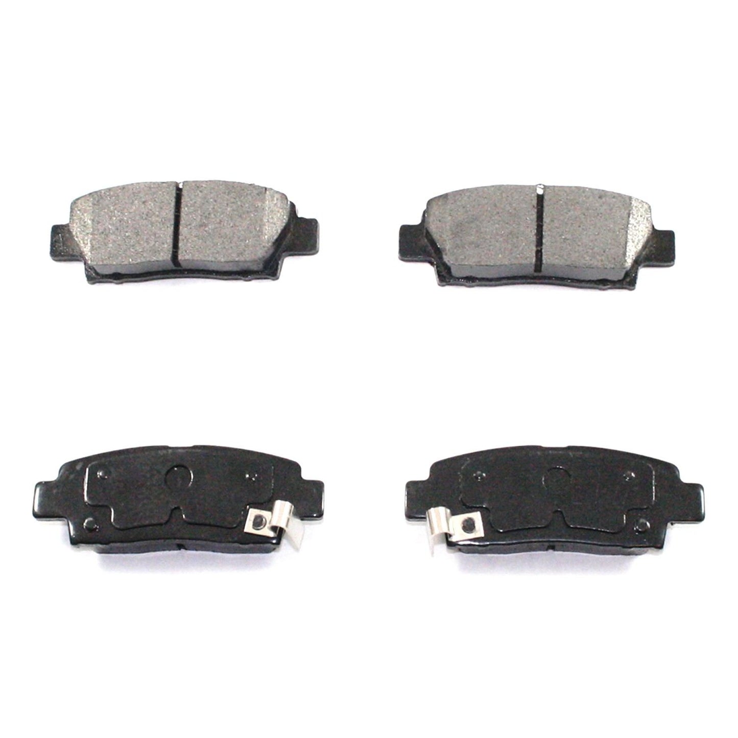 Front View of Rear Disc Brake Pad Set PRONTO BP672C