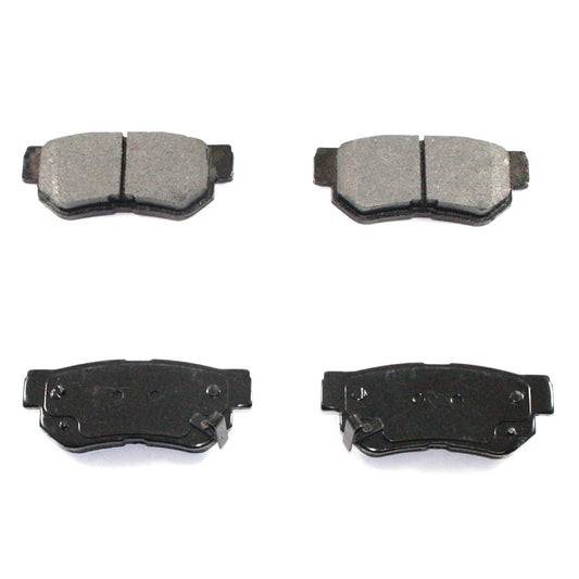 Front View of Rear Disc Brake Pad Set PRONTO BP813MS