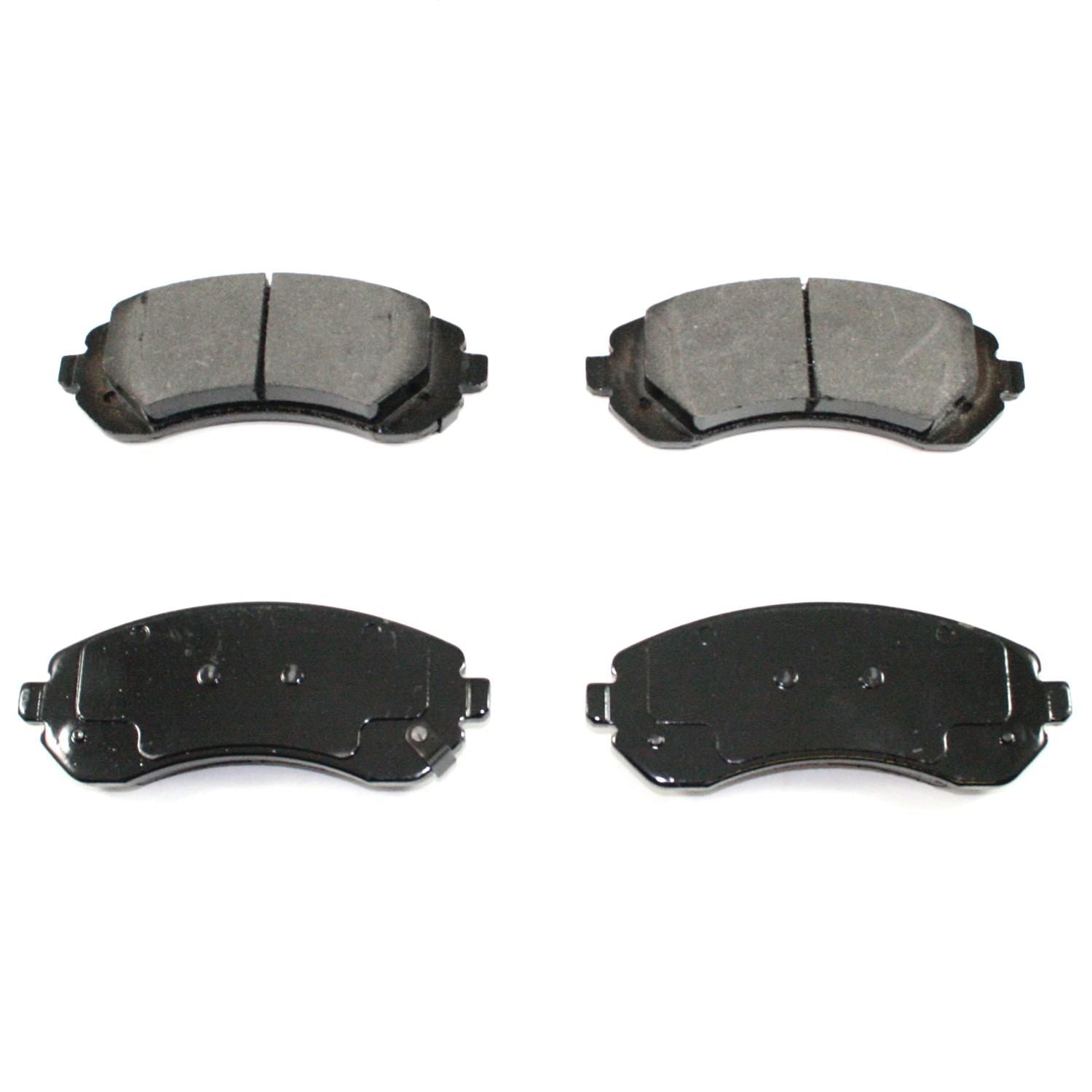 Front View of Front Disc Brake Pad Set PRONTO BP844C