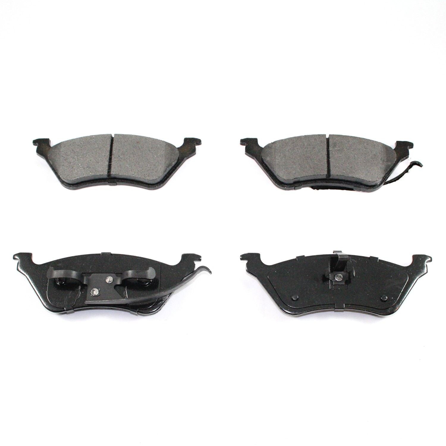 Front View of Rear Disc Brake Pad Set PRONTO BP858MS