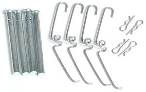 Front View of Front Disc Brake Hardware Kit PRO PARTS 51992048