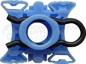 Front View of Window Regulator Rail Sliding Clip PRO PARTS 83439416