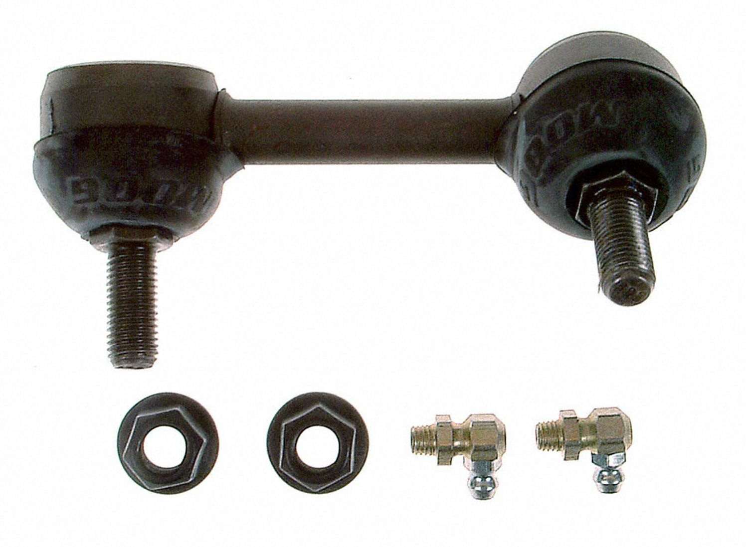 Top View of Front Right Suspension Stabilizer Bar Link MOOG K90431