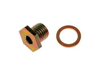 Angle View of Engine Oil Drain Plug DORMAN 090-165